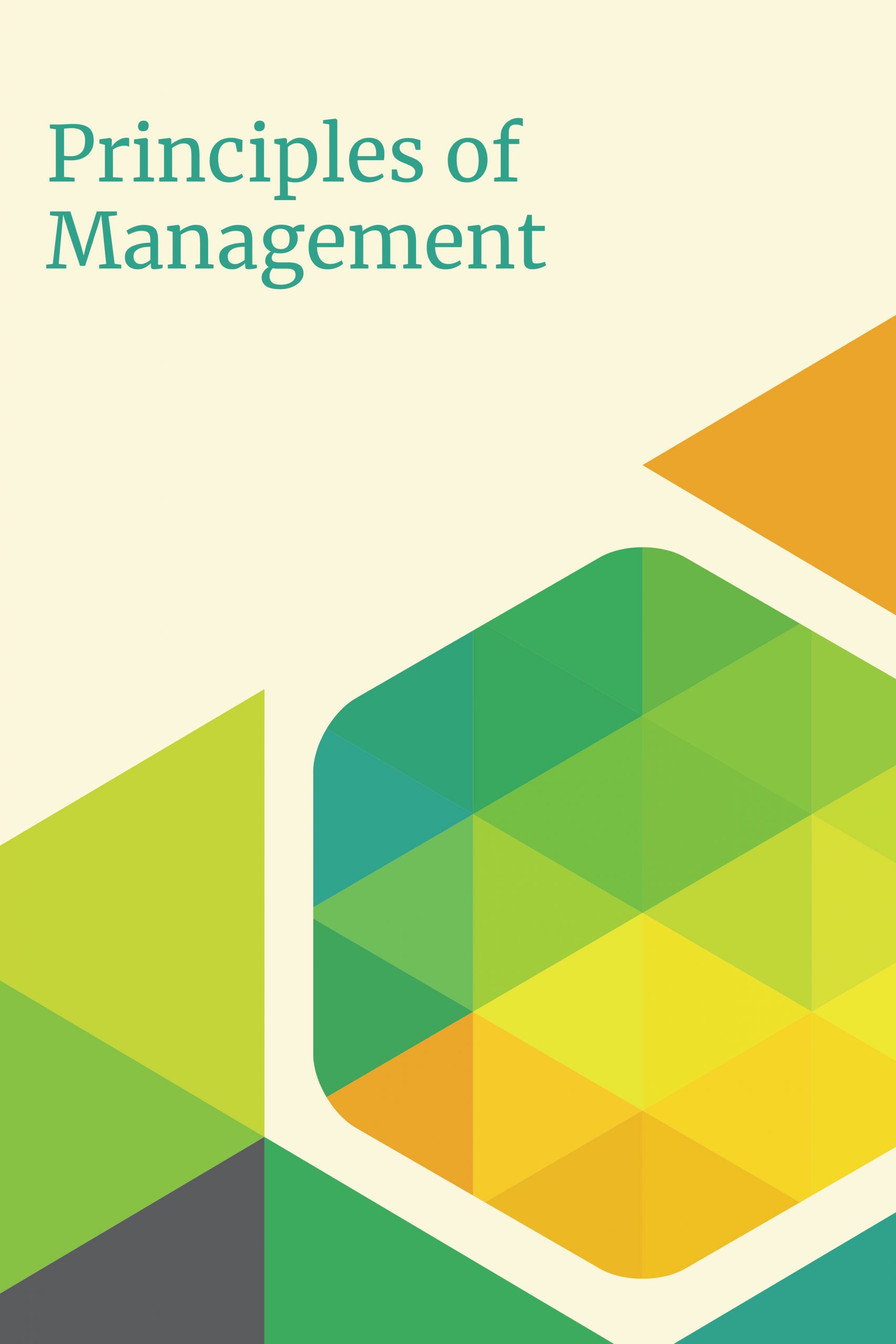 Principles of Management book cover