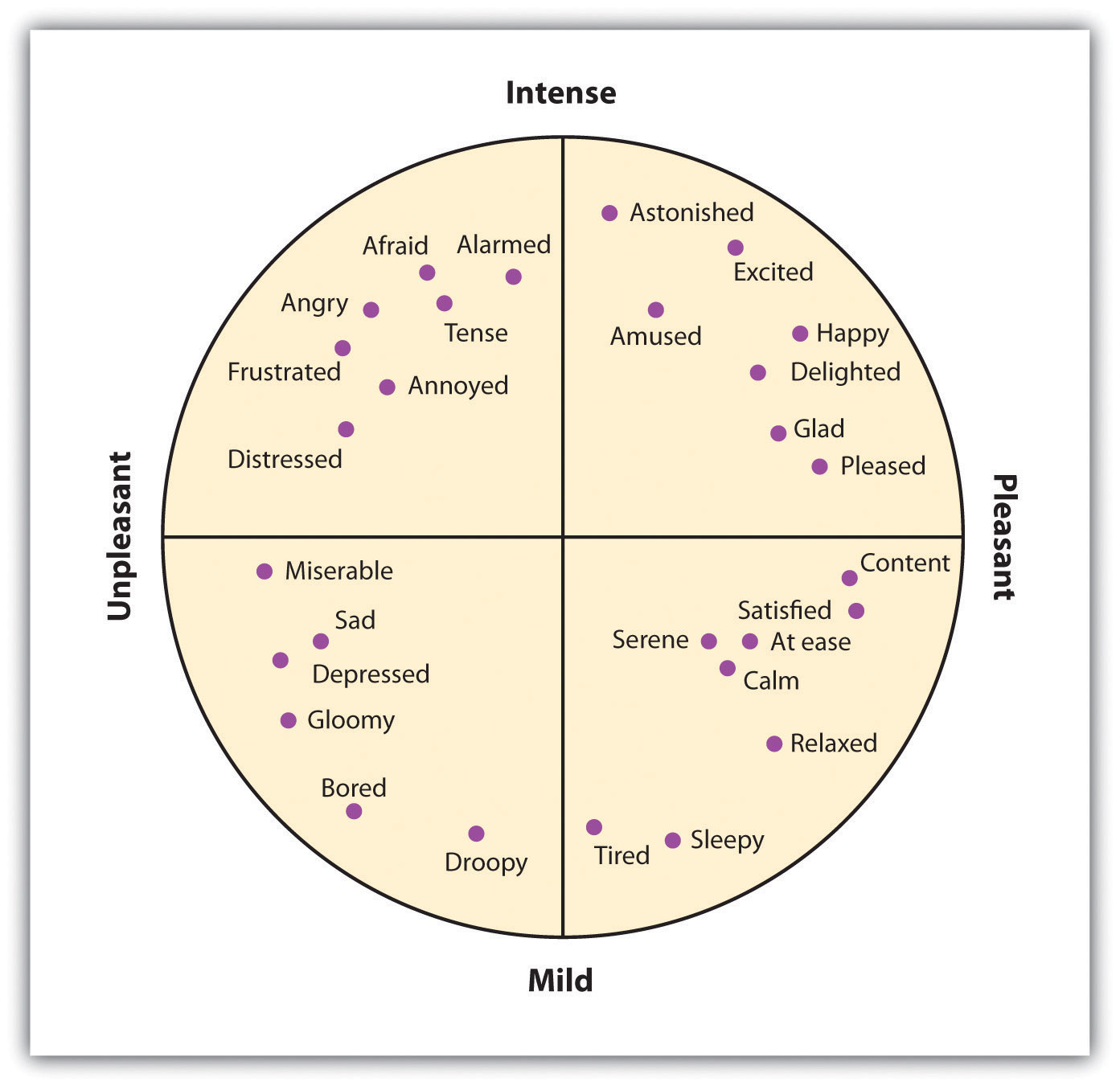 The secondary emotions are derived from the basic emotions but are more cognitive in orientation