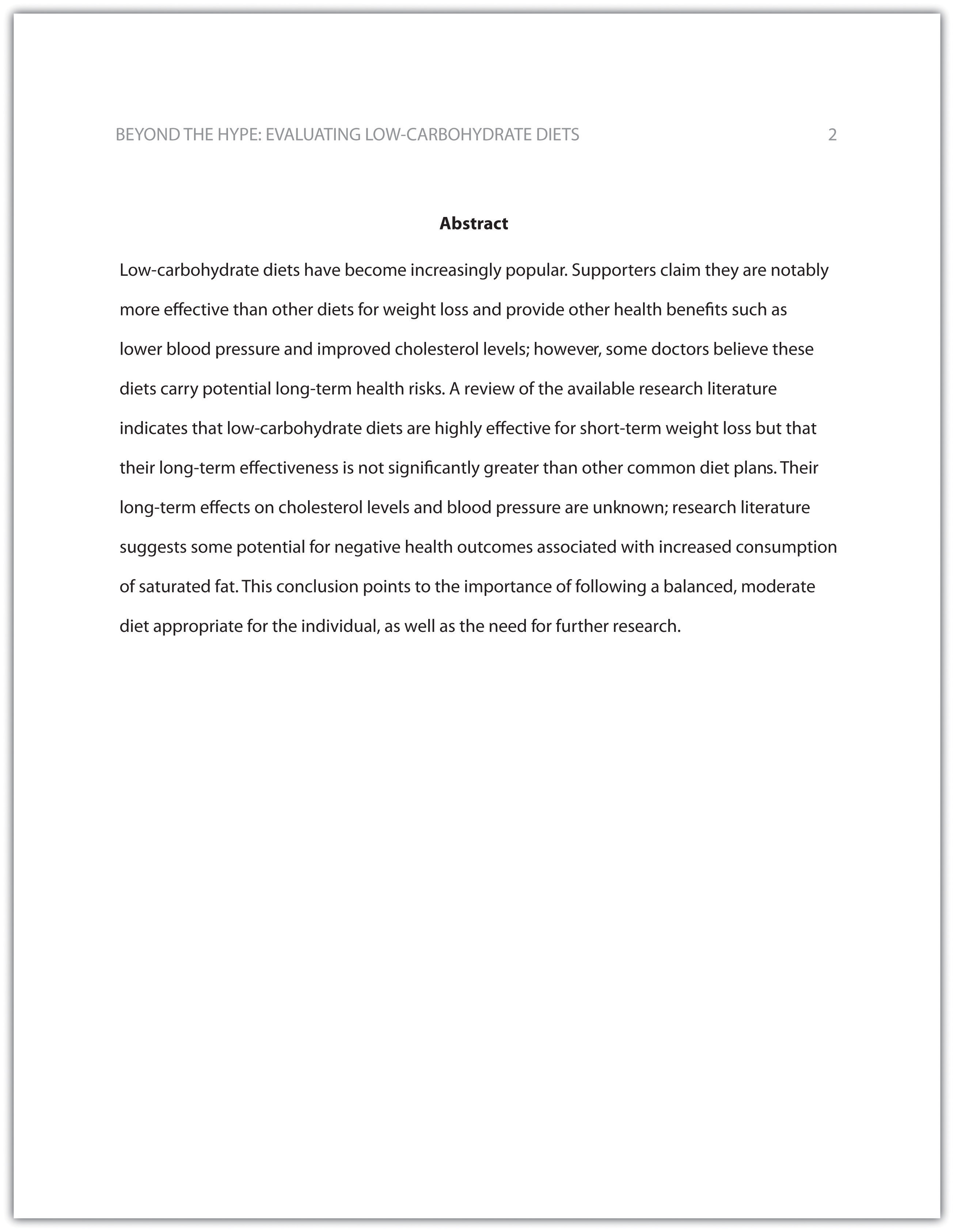 how write an abstract for research paper