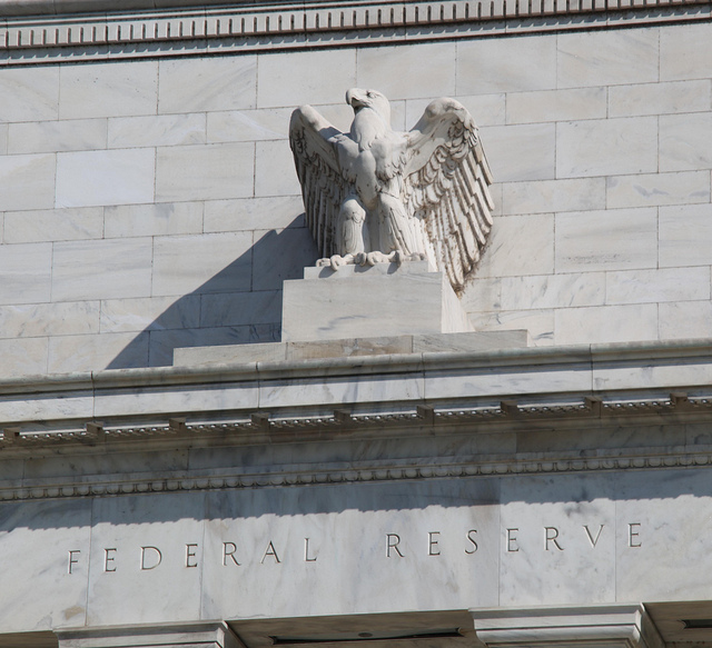 The Federal Reserve Building in Washington, DC