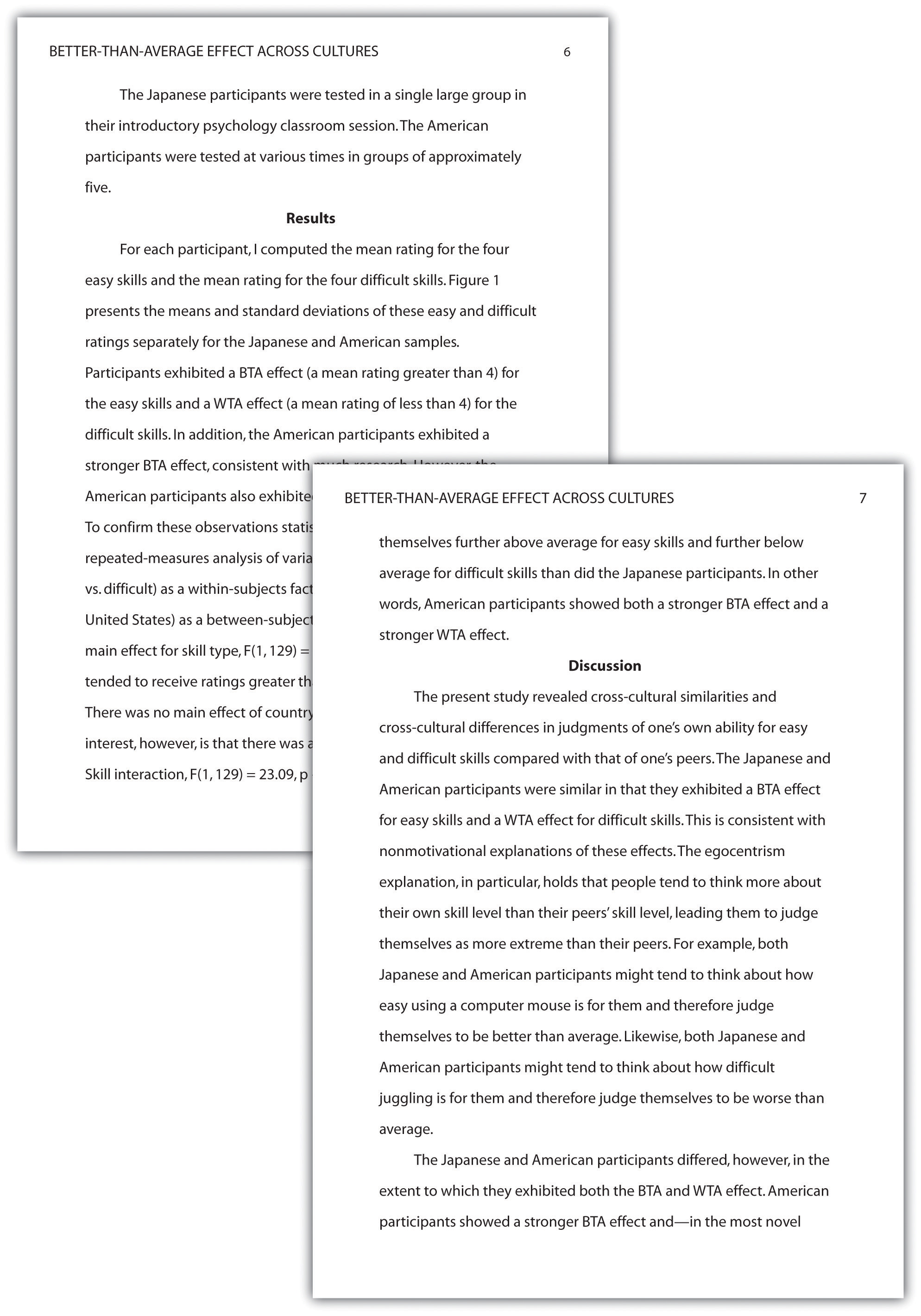 Examples Apa Writing Format