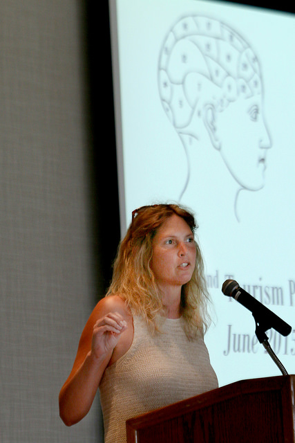 Kellee Canton speaking on Research Day 2015