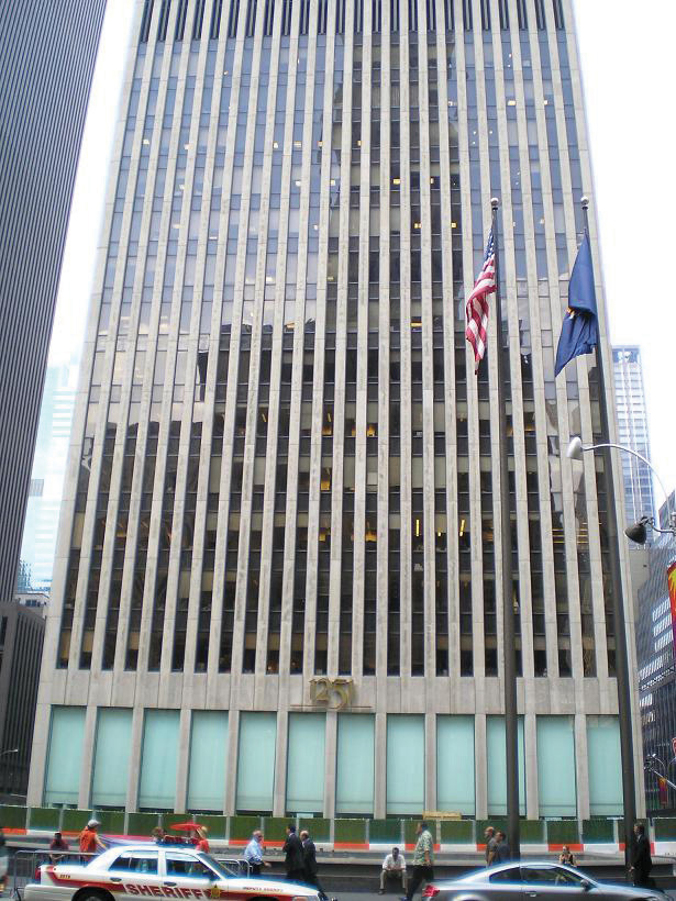 an Exxon skyscraper