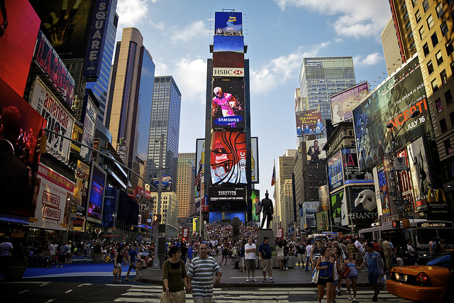 New York city's Time Square