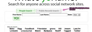 Search for anyone across social network sites