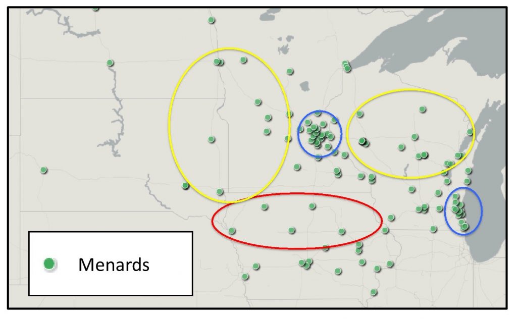 Clustering in stores