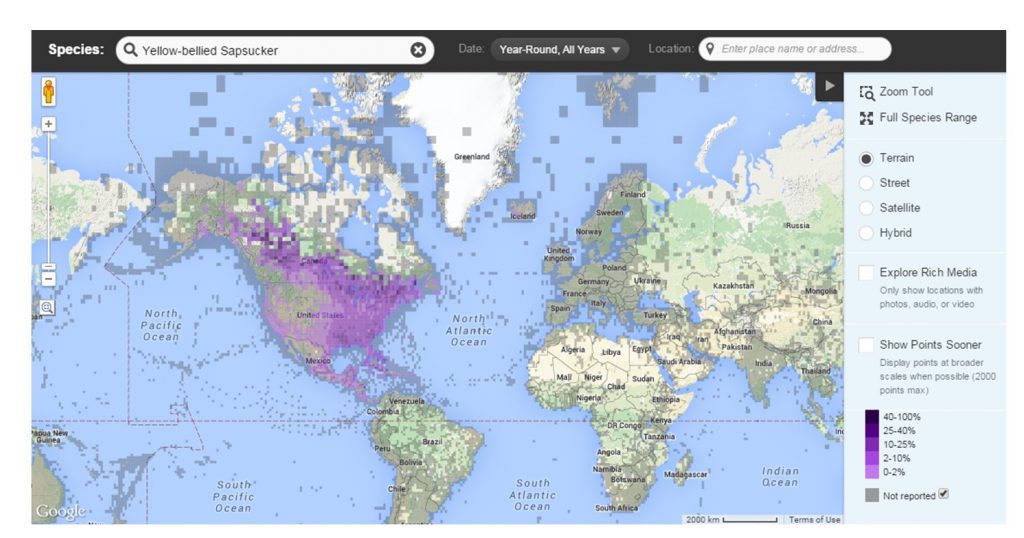 Citizen science mapping