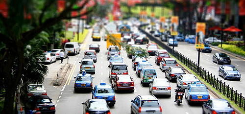 Traffic in Singapore