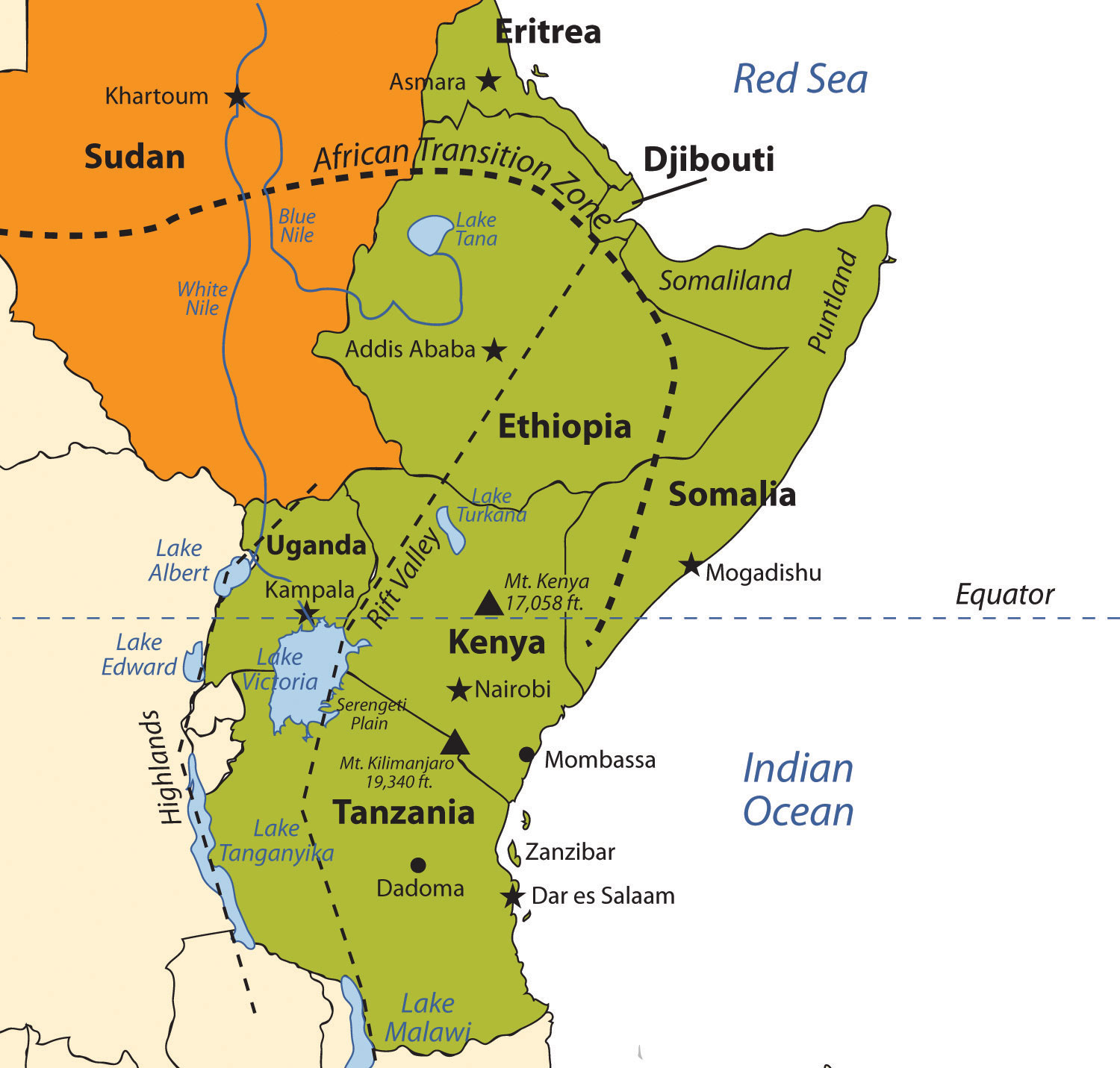 75 East Africa World Regional Geography