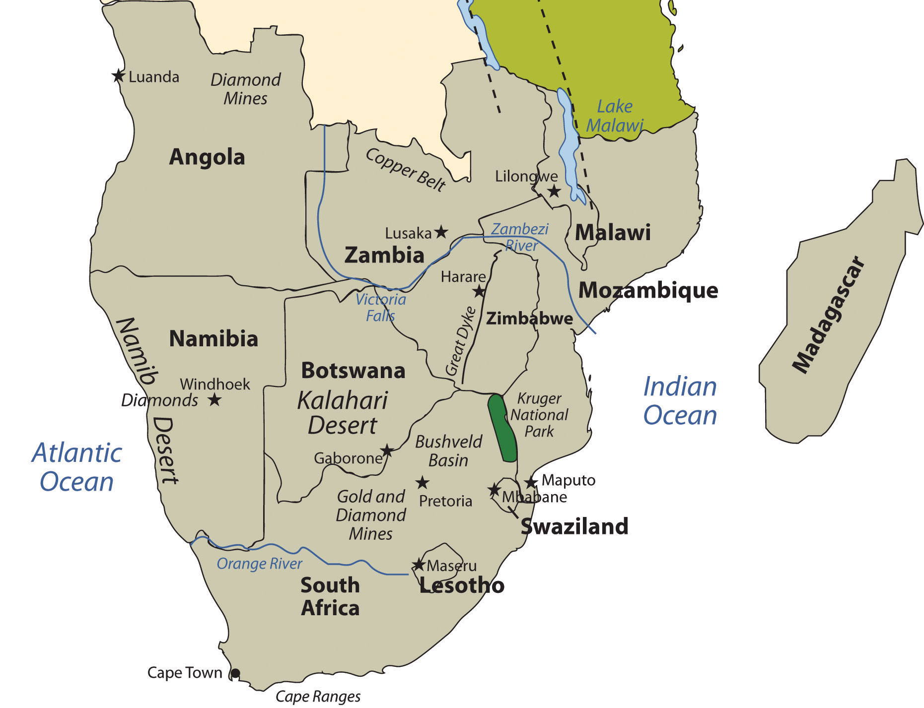 7-6-southern-africa-world-regional-geography