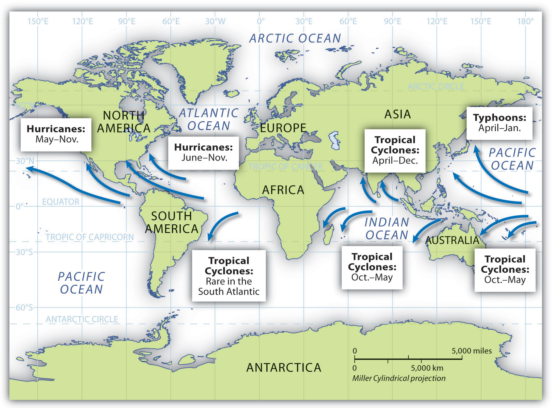 5.5 Tropical Cyclones (Hurricanes) World Regional Geography