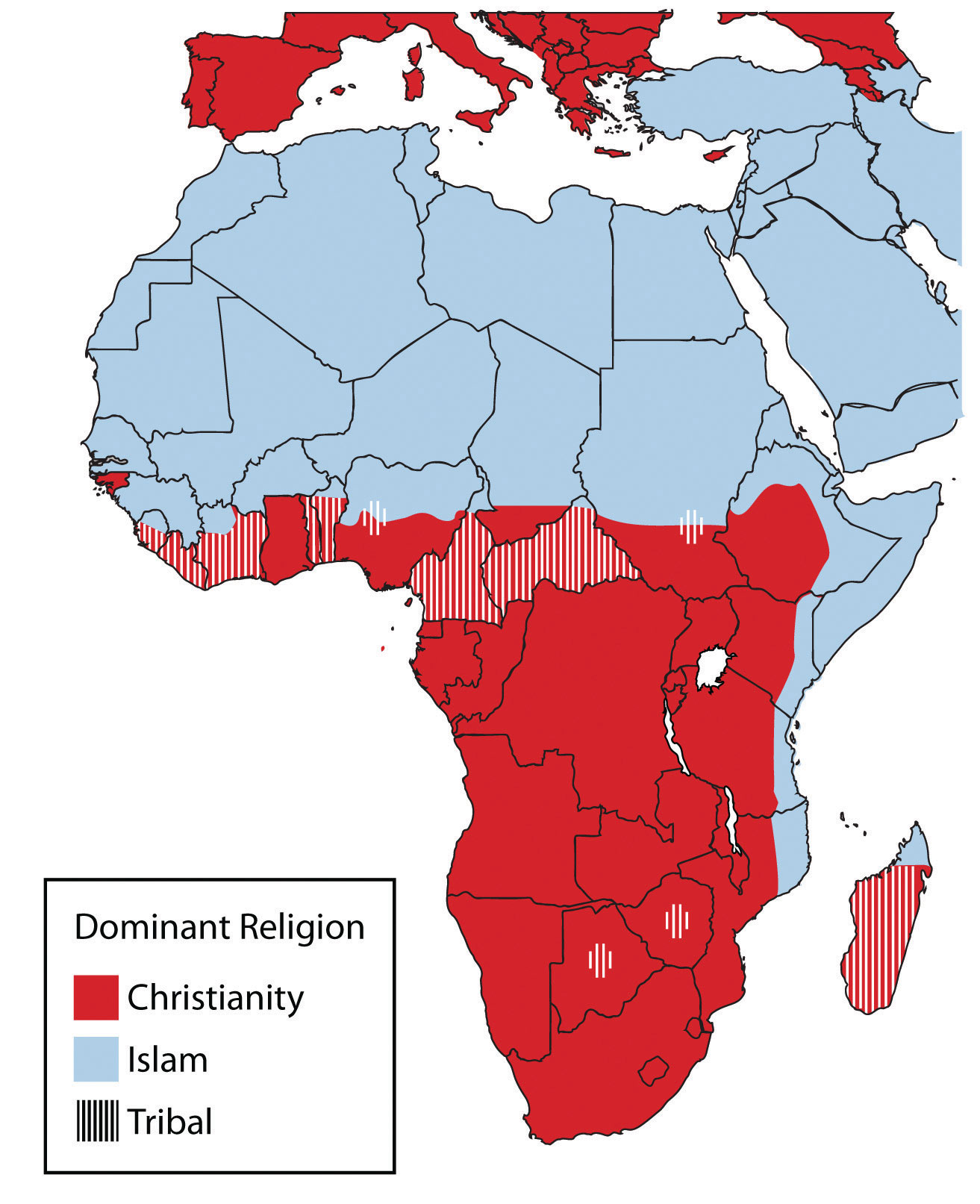 South African Religion Percentage