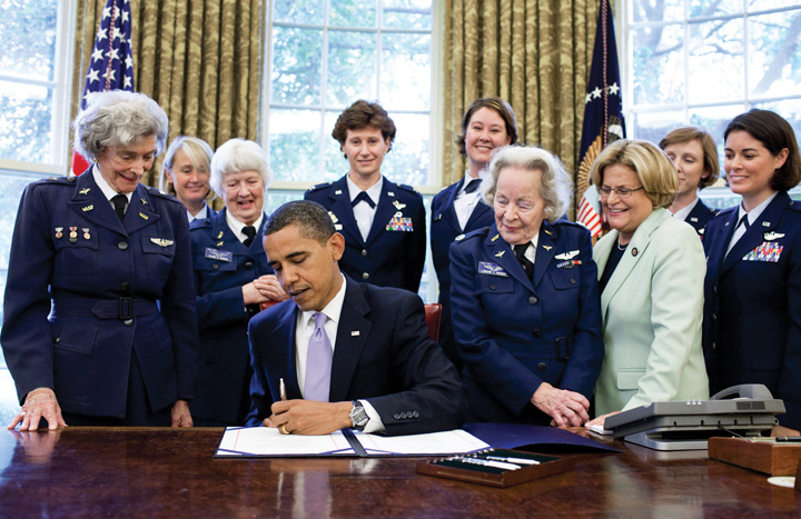 President Obama signing an executive order