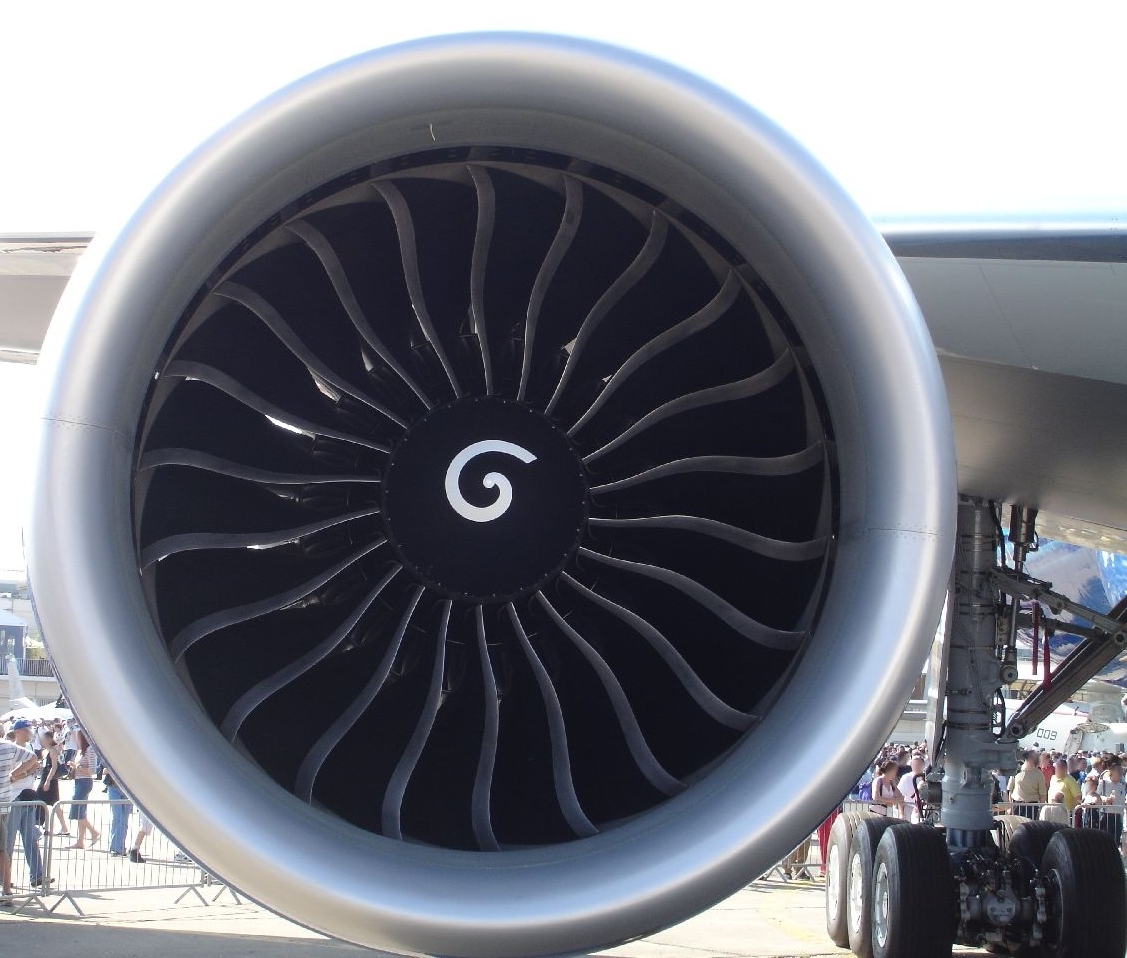 A GE jet turbine