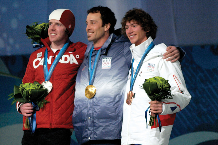 Gold, silver and bronze medalists at the olympics