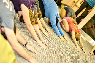 Group yoga