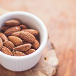 Picture of a small bowl of almonds