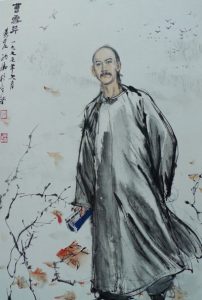 Portrait of Cao Xuegin by Huang Zhou