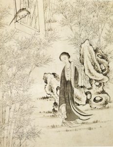 Gai Qi Painting of Lin Daiyu