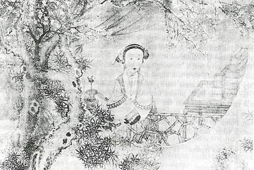 Self-portrait of Gu Taiqing