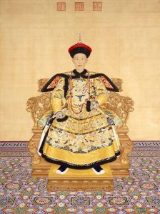 Qianlong emperor in court dress