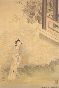 Gai Qi painting of Xue Baochai