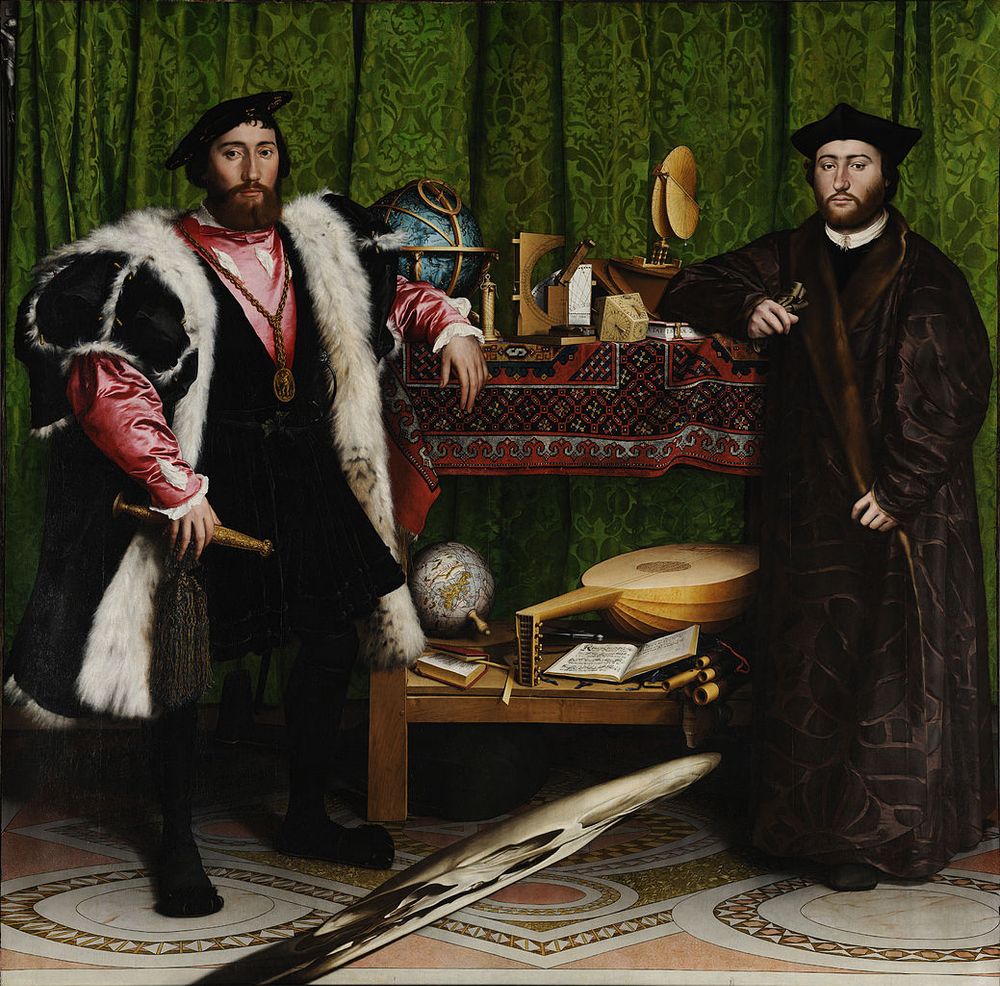 Hans Holbein the Younger, "The Ambassadors" (1533)