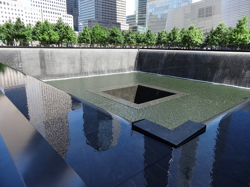 image of ground zero memorial during daytime