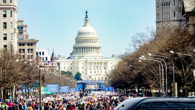 "2018.03.24 March for Our Lives, Washington, DC USA 2-7" by Ted Eytan is licensed under CC BY 2.0