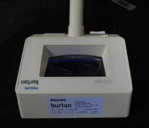 white Philips Burton UV light
