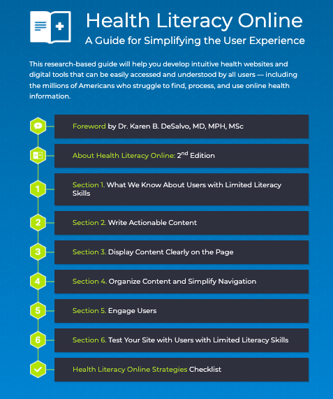 Health Literacy Online: A Guide for Simplifying the User Experience