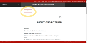 On the Group 1: The Gut Squad page and the edit button is highlighted