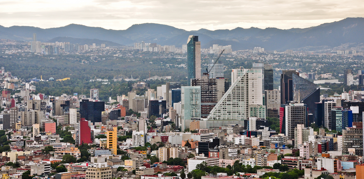 Image of Mexico City skyline.