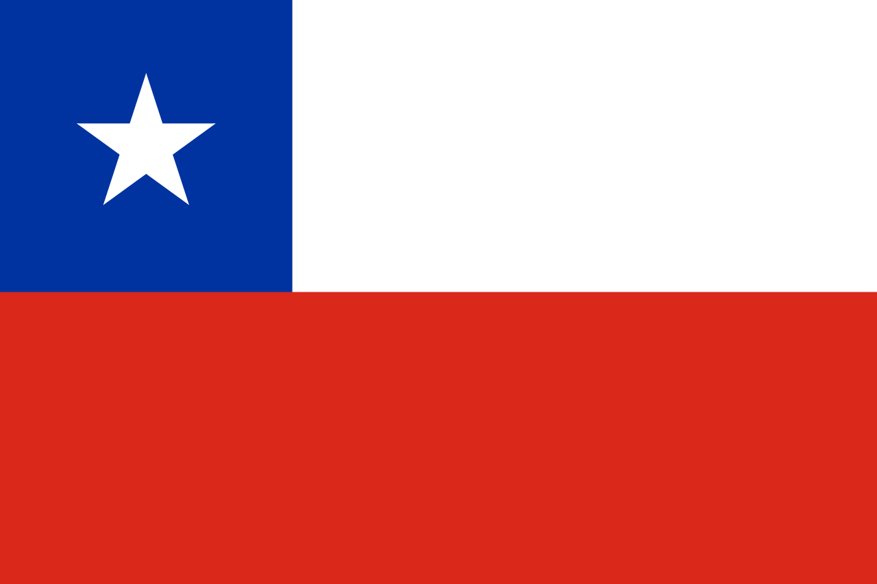 La bandera de Chile