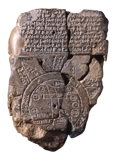 Map showing Assyria, Babylonia and Armenia