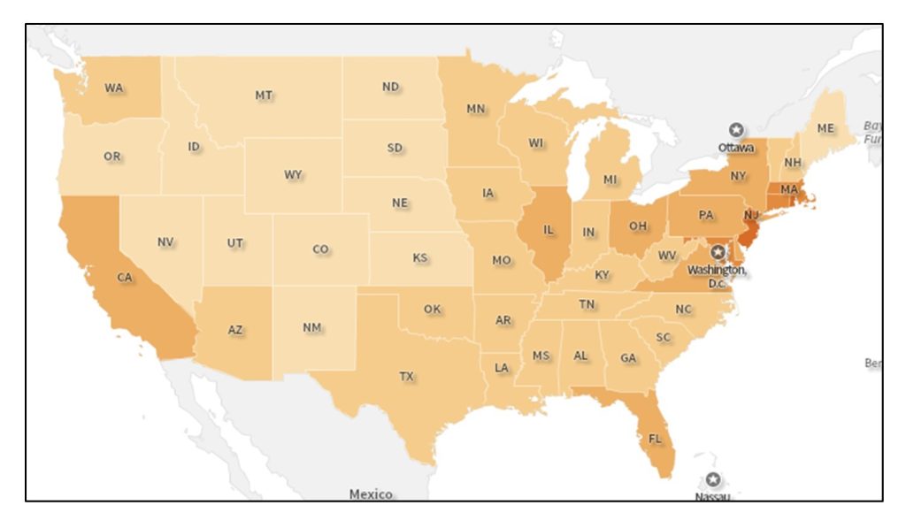 Map resolution and extent