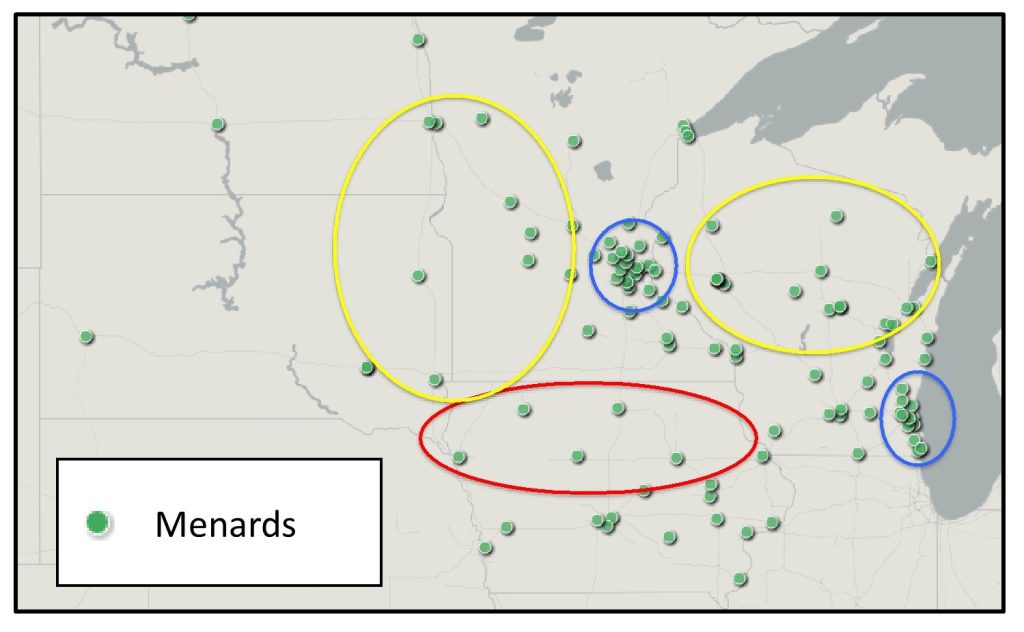 Clustering in stores