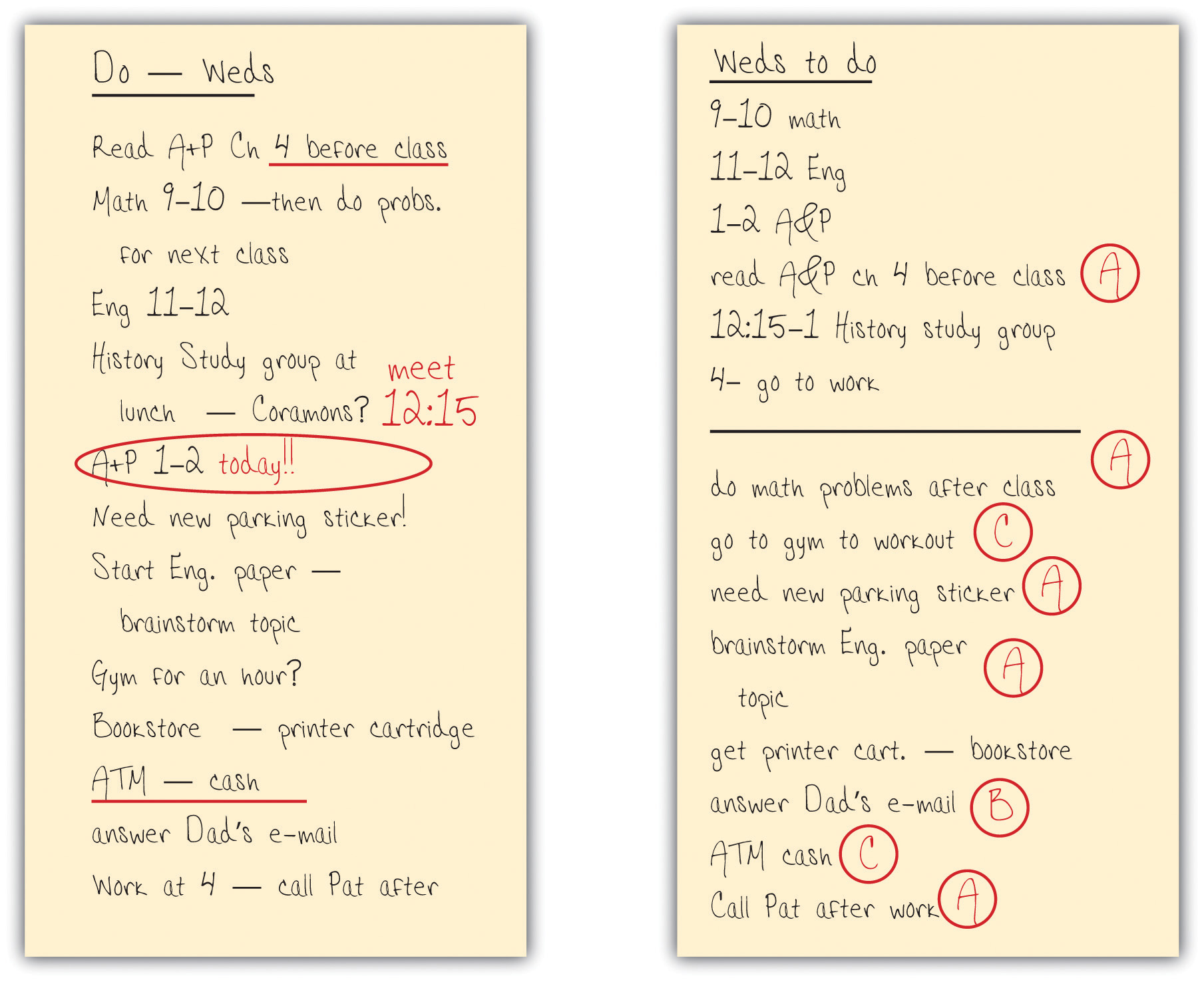 2.3 Organizing Your Time College Success